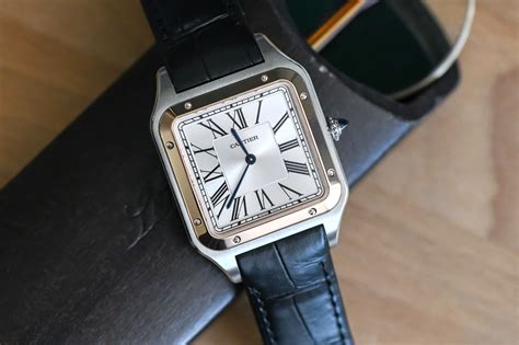 cartier santos dumont extra thin|cartier santos dumont extra large.